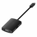 Unirise 2 in 1 USB Type C to VGA F + HDMI F Adapter