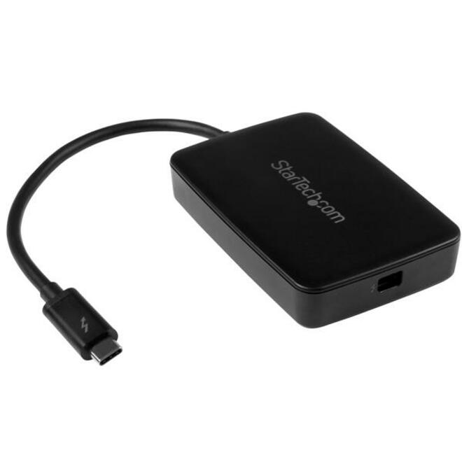 StarTech Thunderbolt 3 to Thunderbolt 2 Adapter - TB3 Laptop to TB2/TB1 Displays & Devices - Thunderbolt Converter - Windows & Mac
