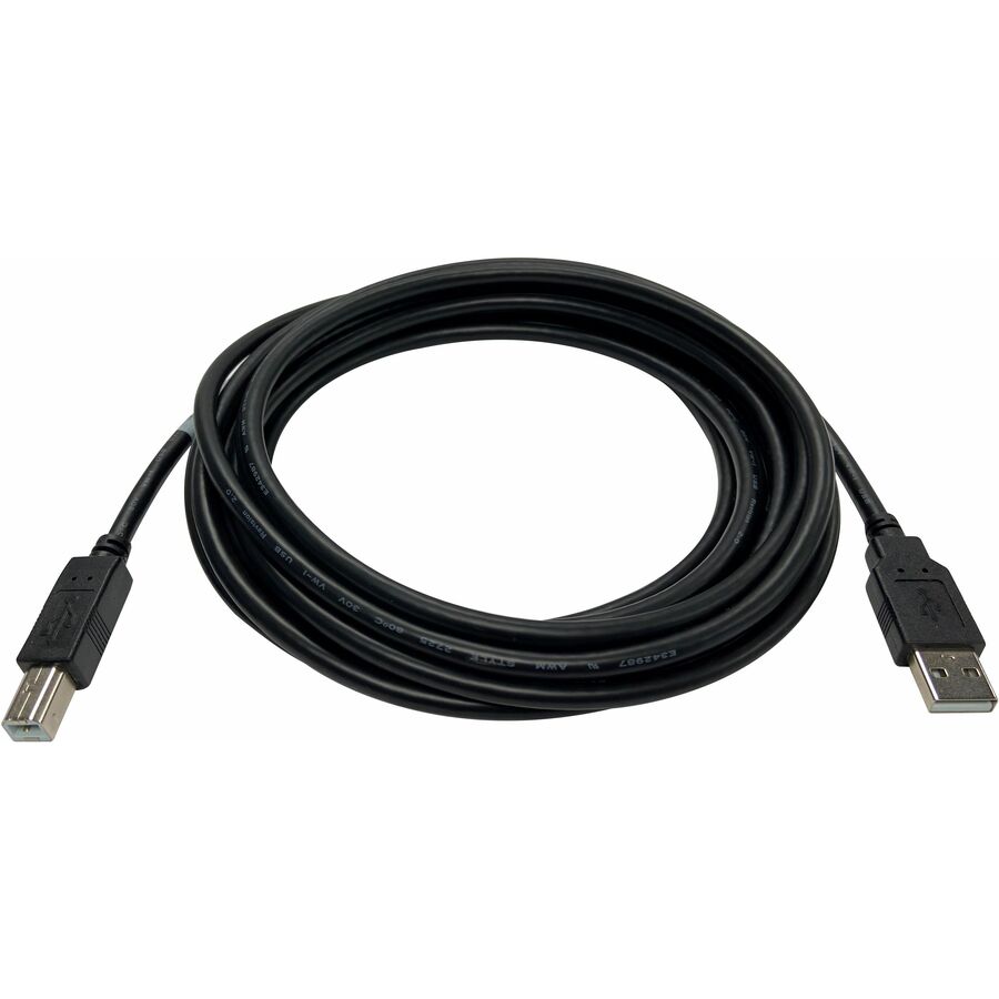 Black Box USB 2.0 Cable - Type-A to Type-B, Male/Male, Black