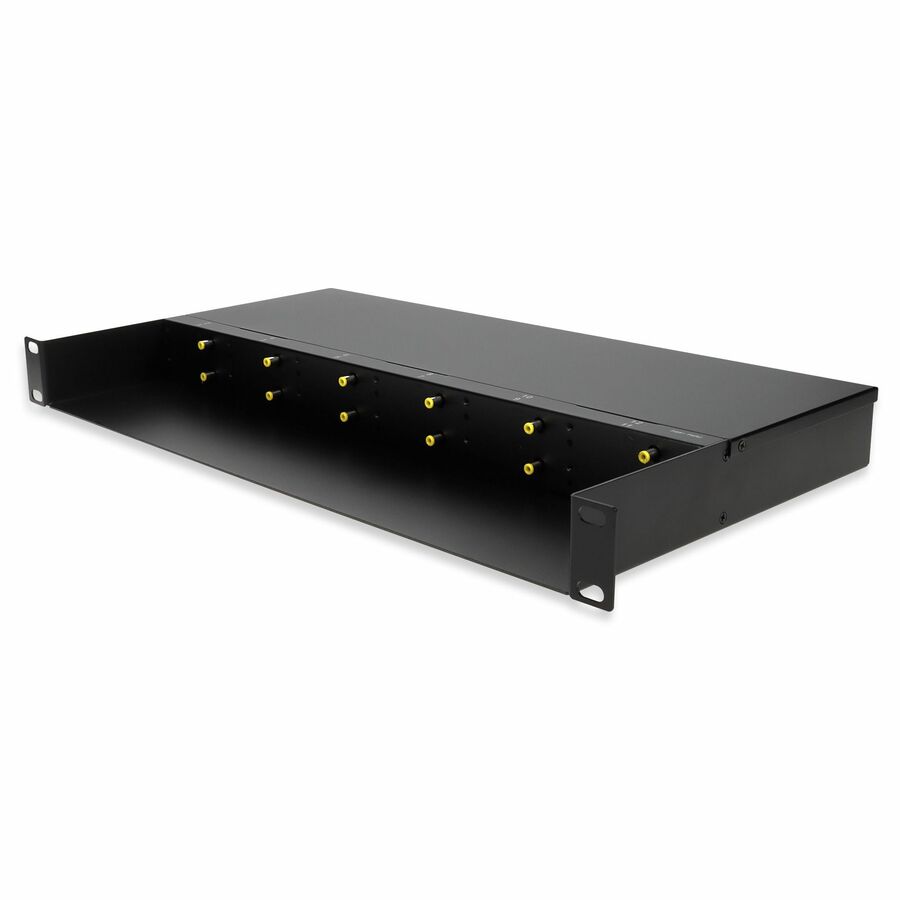 AddOn Chassis for 1G Media Converter, Rack mountable 1U, 12 slots. Dual AC Power Supply