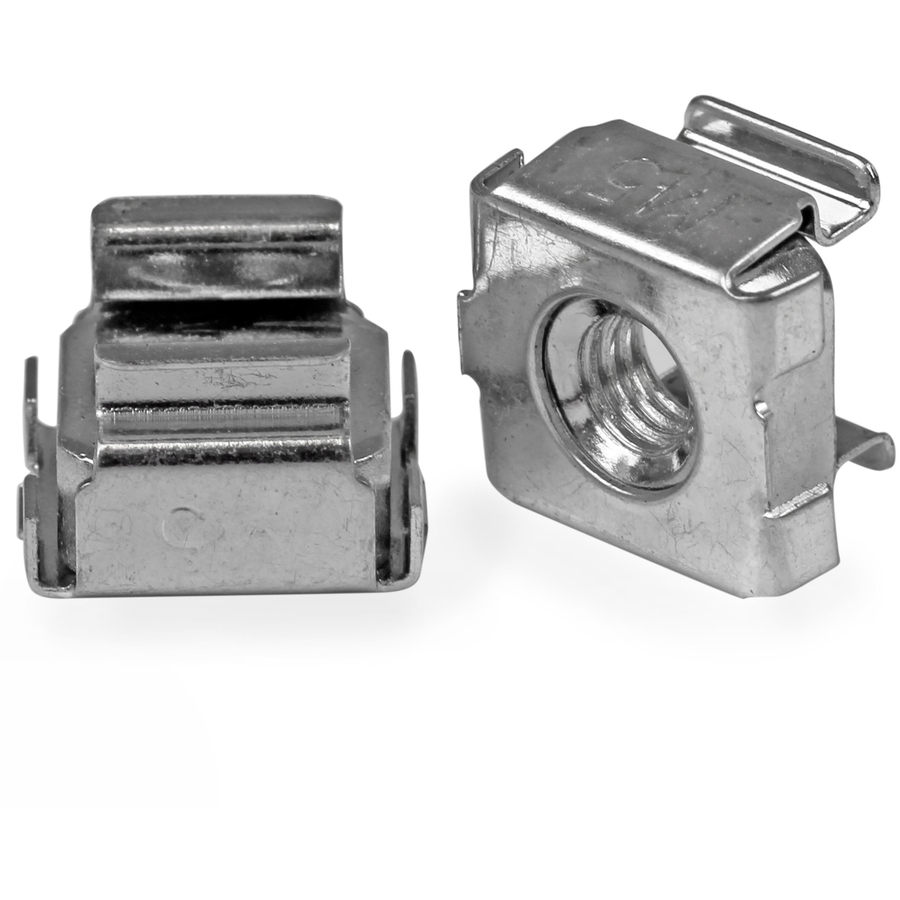 StarTech 50 Pack M5 Cage Nuts for Server Rack Cabinets, TAA