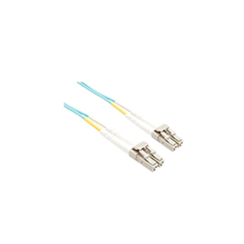 Unirise Fiber Optic Duplex Patch Network Cable - 49.21 ft Fiber Optic Network Cable for Network Device - First End: 2 x LC Network - Male - Second End: 2 x LC Network - Male - Patch Cable - Aqua