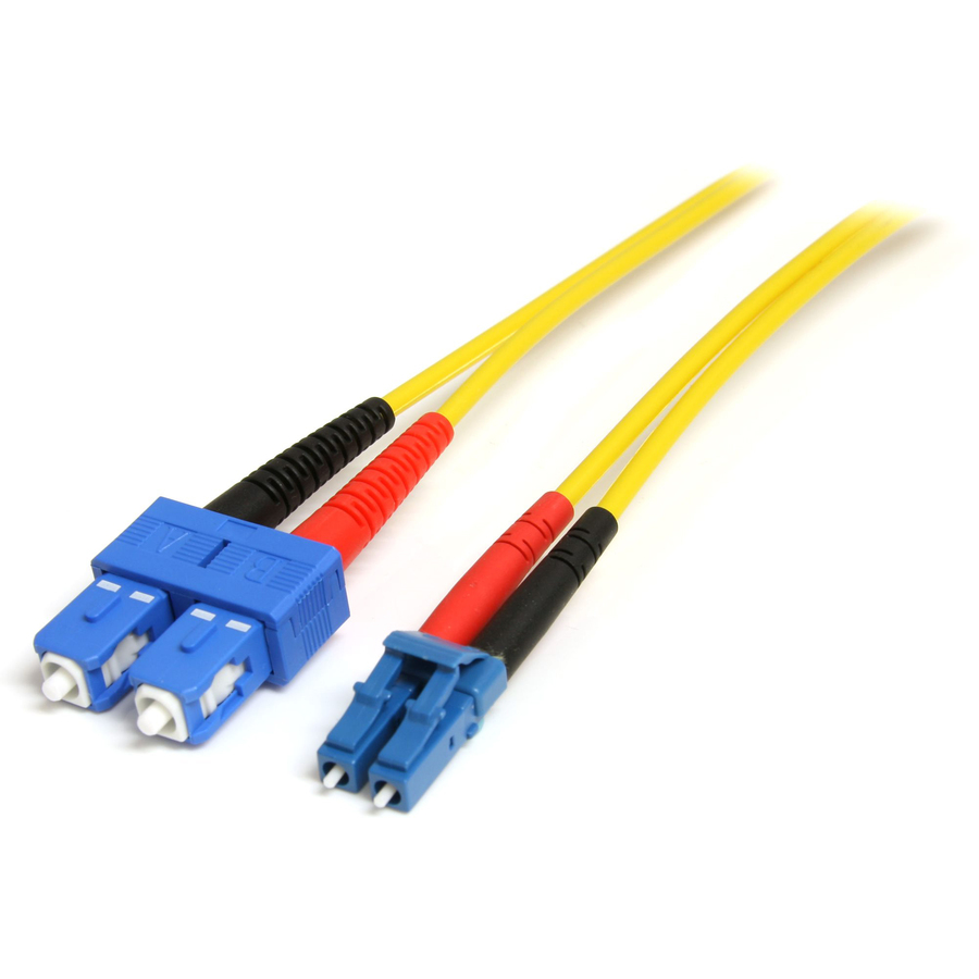 StarTech 4m Fiber Optic Cable - Single-Mode Duplex 9/125 LSZH Fiber Jumper Cord - LC/SC