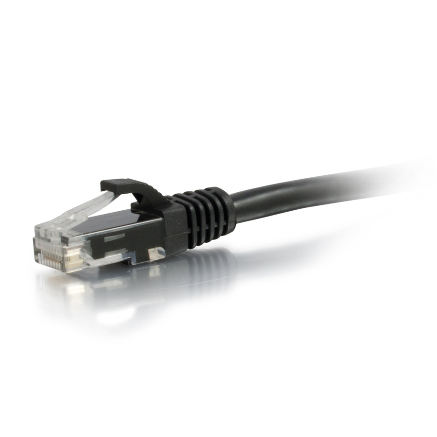 C2G 6in Cat5e Snagless Unshielded (UTP) Network Patch Ethernet Cable-Black