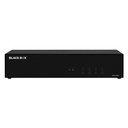 Black Box KVM Switch, NIAP 4.0 Certified - 4-Port, Dual-Monitor, DisplayPort