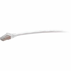C2G F-Series Cat.6a Patch Network Cable - 9 ft Category 6a Network Cable for Network Device, Network Adapter, Switch, DSL Modem, Patch Panel, Hub, Router - First End: 1 x RJ-45 Network - Male - Second End: 1 x RJ-45 Network - Male - 10 Gbit/s - Patch Cable - Shielding - Gold Plated Contact - Riser - 26 AWG - White - TAA Compliant