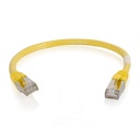 C2G 6in Cat6 Snagless Shielded (STP) Network Patch Cable - Yellow