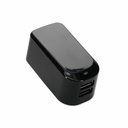 AddOn Wall Plug to 2x USB 5v 2.1A for US Black