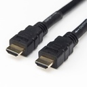 Rocstor Premium 75ft 4K High Speed HDMI to HDMI M/M Cable - Ultra HD HDMI 2.0 Supports 4k x 2k at 60Hz with resolutions up to 3840x2160p and 18Gbps Bandwidth - HDMI 2.0 to HDMI 2.0 Male/Male - HDMI 2.0 for HDTV, DVD Player - 75ft (22.9m) - 1 Retail Pack - 1 x HDMI Male - 1 x HDMI Male - Gold Plated Connectors - Shielding - Black - HDMI CABLE ULTRA HD 4Kx2K - HDMI for Audio/Video Devi SUPPORT 3D 4K2K 60HZ 18GBPS