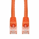 AddOn 50ft Orange CAT 6A PVC Ethernet Cable Snagless Bubble Boot RJ-45 M/M