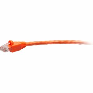 C2G F-Series Cat.6 Patch Network Cable - 7 ft Category 6 Network Cable for Network Device, Router, Hub, Server, Network Adapter, Switch - First End: 1 x RJ-45 Network - Male - Second End: 1 x RJ-45 Network - Male - 1 Gbit/s - Patch Cable - Gold Plated Contact - Riser - 24 AWG - Orange - TAA Compliant