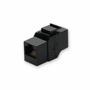 AddOn RJ-45 (Female) to RJ-45 (Female) Black Cat6 UTP Copper Connector