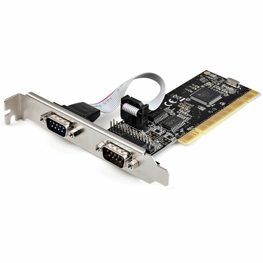 StarTech PCI Serial Parallel Combo Card with Dual Serial RS232 Ports (DB9) & 1x Parallel Port (DB25), PCI Adapter Expansion Card