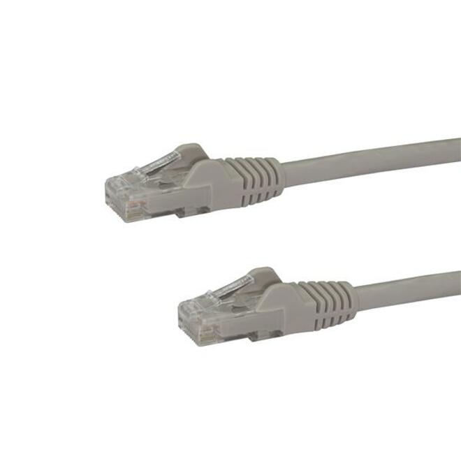 StarTech 150ft CAT6 Ethernet Cable - Gray Snagless Gigabit - 100W PoE UTP 250Mhz Category 6 Patch Cord UL Certified Wiring/TIA
