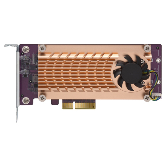QNAP Dual M.2 22110/2280 PCIe SSD Expansion Card