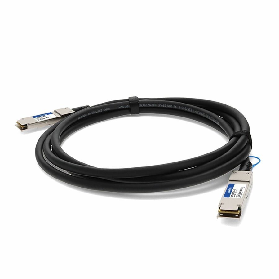 AddOn Cisco QSFP-100G-CU1M Compatible TAA Compliant 100GBase-CU QSFP28 to QSFP28 Direct Attach Cable (Passive Twinax, 1m)