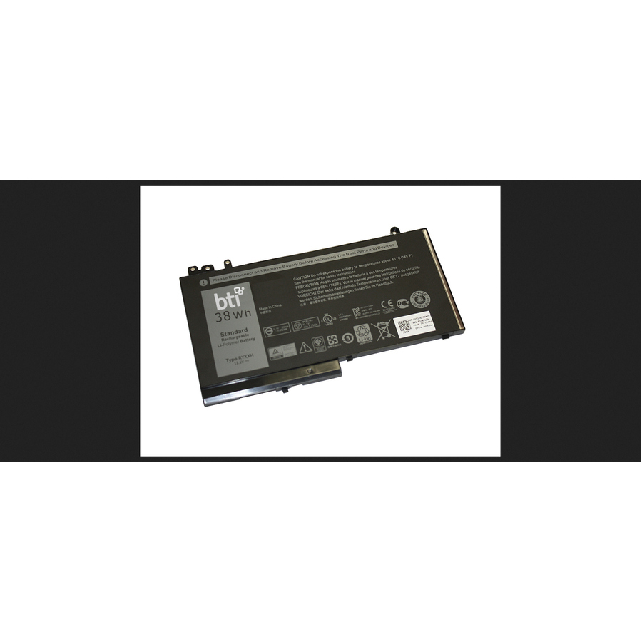 BTI RYXXH-BTI 11.1V 38WHR LI-ION BATTERY 0RYXXH, 451-BBLJ, RYXXH, 2CP9F, 5TFCY, TNMFF, 451-BBJR, 9P4D2, VYXTW, 451-BBLH, R5MD0, YD8XC LATITUDE 11 (3150), LATITUDE 11 (3160), LATITUDE 11 3150, LATITUDE E5240, LATITUDE E5250