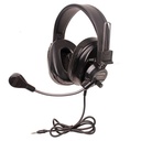 Califone Deluxe Multimedia Stereo Headsets w/Mic and To Go Plug Via Ergoguys