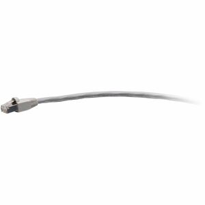 C2G F-Series Cat.6 Patch Network Cable - 1 ft Category 6 Network Cable for Hub, Switch, Network Device, Router, Server, Network Adapter - First End: 1 x RJ-45 Network - Male - Second End: 1 x RJ-45 Network - Male - 1 Gbit/s - Patch Cable - Shielding - Gold Plated Contact - Riser - 26 AWG - Gray - TAA Compliant