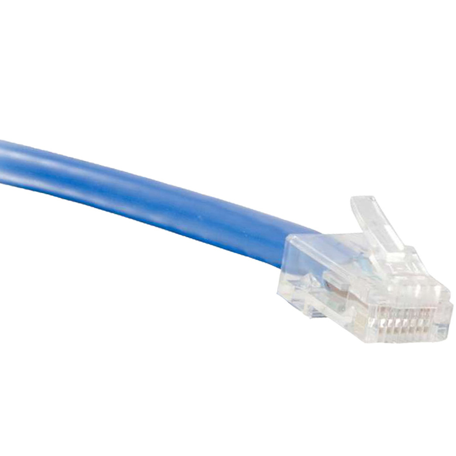 ENET Cat6 Blue 4 Foot Non-Booted (No Boot) (UTP) High-Quality Network Patch Cable RJ45 to RJ45 - 4Ft