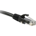 ENET Cat6 Black 5 Foot Patch Cable with Snagless Molded Boot (UTP) High-Quality Network Patch Cable RJ45 to RJ45 - 5Ft