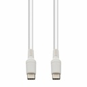 AddOn 3m USB C 2.0 (Male) to USB C 2.0 (Male) Sync and Charge White Cable, 480Mbps