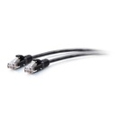 C2G 8ft (2.4m) Cat6a Snagless Unshielded (UTP) Slim Ethernet Patch Cable - Black - RJ45 - M/M
