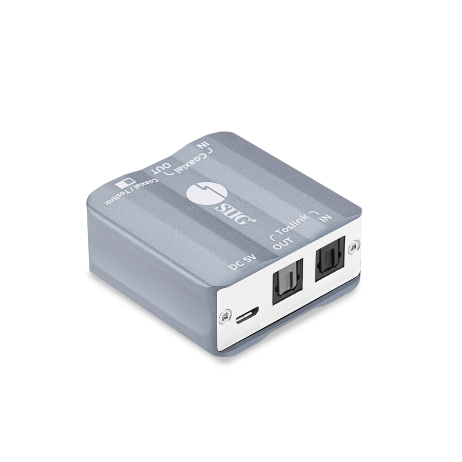 SIIG Toslink/Coaxial Bi-directional Audio Converter