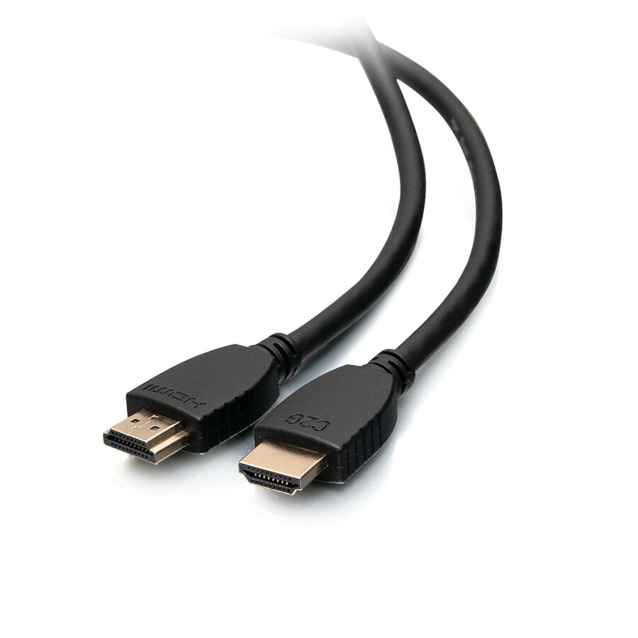 C2G Core Series 10ft High Speed HDMI Cable with Ethernet - 4K HDMI Cable - HDMI 2.0 - 4K 60Hz - 2 Pack