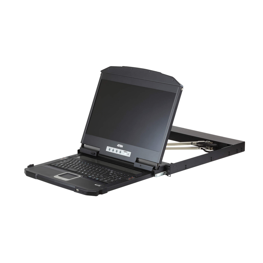 ATEN CL3800 LCD KVM Console with Standard Rack Mount Kit-TAA Compliant