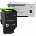Lexmark Unison Original Standard Yield Laser Toner Cartridge - Yellow Pack - 1400 Pages