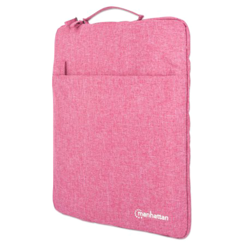 Manhattan Seattle Carrying Case (Sleeve) for 15.6" Apple Ultrabook, Notebook, MacBook, Charger, Headphone, Cable - Pink
