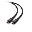 C2G 2.5ft USB-C Male to USB-C Male Cable (20V 5A) - USB4 40Gbps