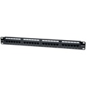 Intellinet Network Solutions 24-Port Rackmount Cat5e UTP 110/Krone Patch Panel, 1U