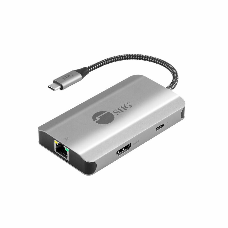 SIIG USB-C to HDMI with LAN Hub & PD 100W Adapter