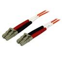 StarTech.com 2m Fiber Optic Cable - Multimode Duplex 50/125 - OFNP Plenum - LC/LC - OM2 - LC to LC Fiber Patch Cable