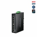 TRENDnet 8-Port Industrial Gigabit PoE+ DIN-Rail Switch, TI-PG80, 8 x Gigabit PoE+ Ports, 200W PoE Power Budget, 16Gbps Switching Capacity, NDAA TAA Compliant, Lifetime Protection