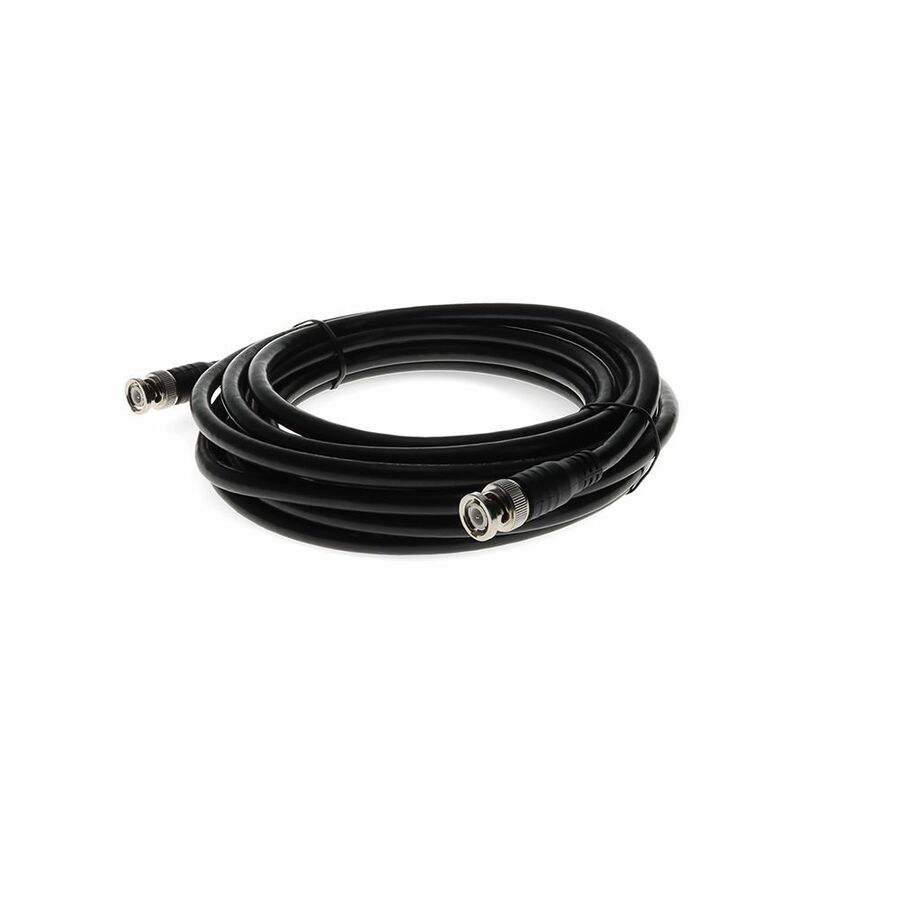 AddOn 16.4ft BNC (Male) to BNC (Male) Gray Coaxial Simplex Plenum-Rated Copper Patch Cable