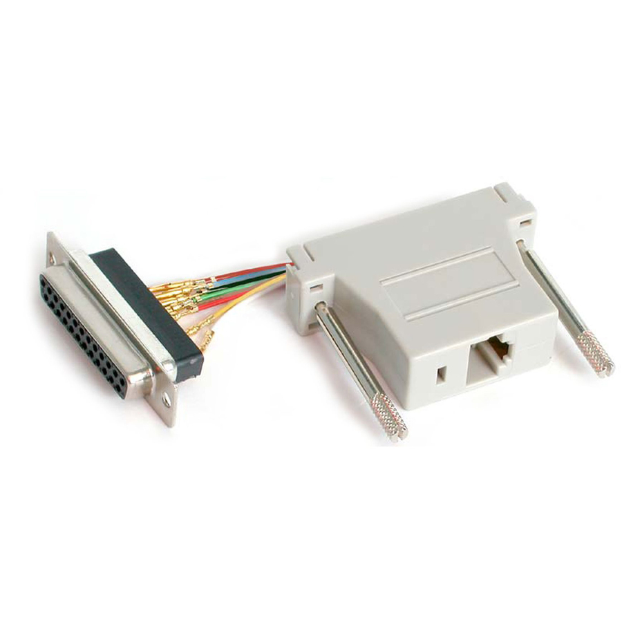StarTech DB25 to RJ45 Modular Adapter - Serial adapter - DB-25 (F) - RJ-45 (F)