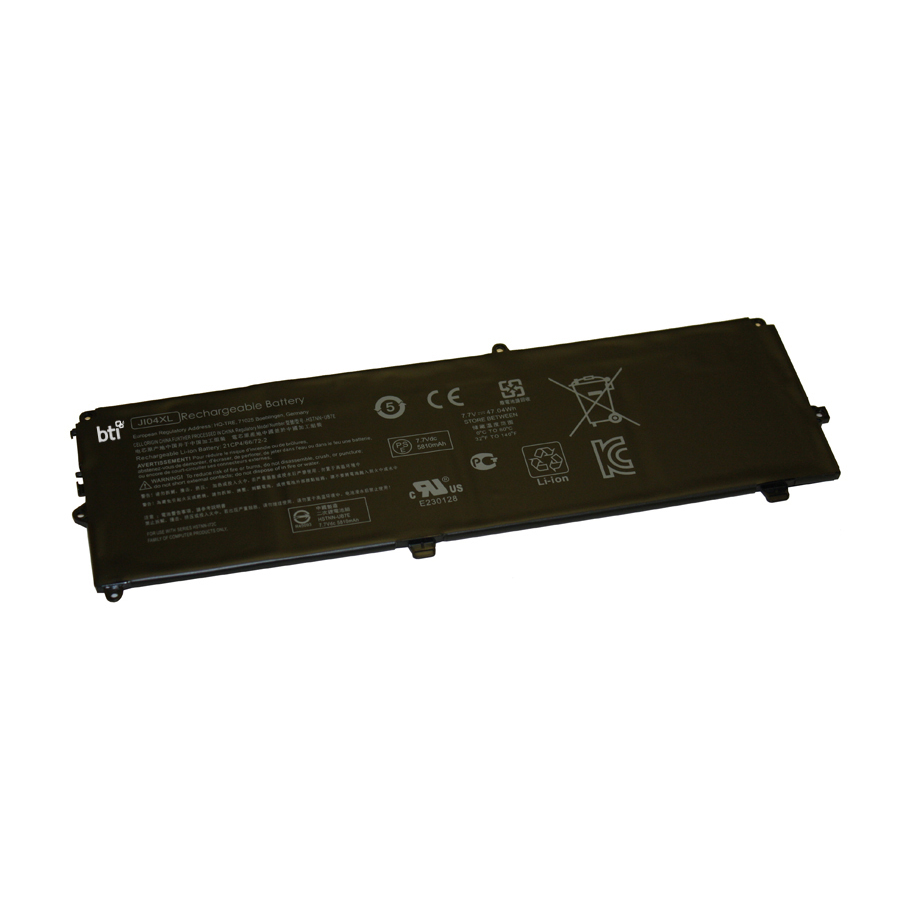 BTI JI04XL-BTI 7.7V 47WHR LI-ION BATTERY 901247-855, 901307-541, JI04047XL-PL, JI04XL ELITE 1012, ELITE X2 1012, ELITE X2 1012 G2 TABLET