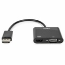 Rocstor DisplayPort To HDMI VGA Adapter - 4K 60Hz