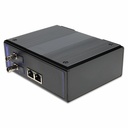 AddOn 1x 10/100/1000Base-TX(RJ-45) to 1x Open SFP Port Managed Industrial Media Converter Switch