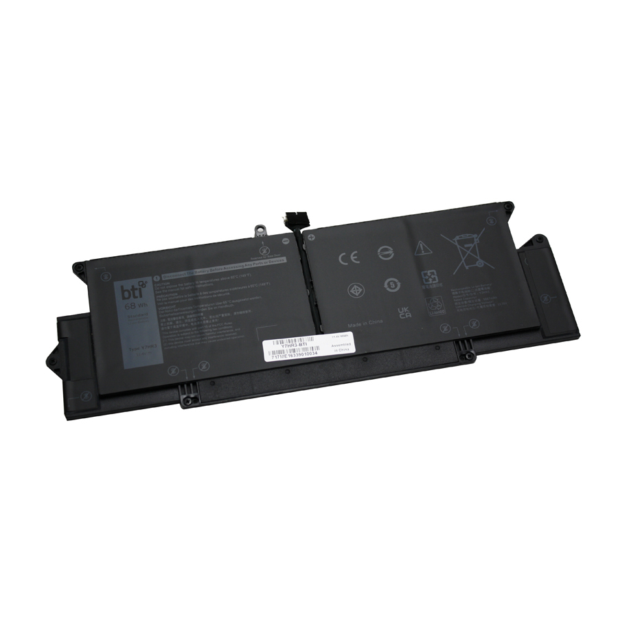 BTI Y7HR3-BTI 6-CELL 11.4V LI-ION BATTERY CN-0WY9MT, Y7HR3, CN-0XMV7T, WY9MP, XMV7T