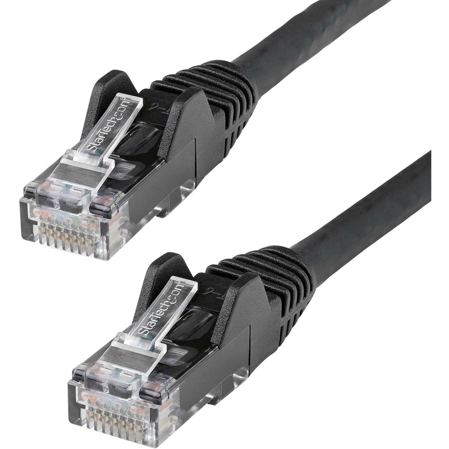 StarTech 35ft CAT6 Ethernet Cable - Black Snagless Gigabit - 100W PoE UTP 250Mhz Category 6 Patch Cord UL Certified Wiring/TIA