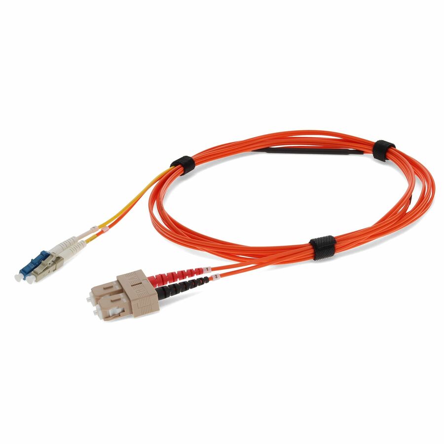 AddOn 3m SC (Male) Orange OM2 to LC (Male) Yellow OS2 Duplex OFNR Mode Conditioning Cable