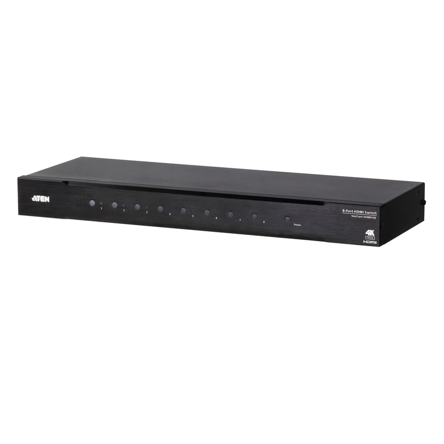 ATEN 8-Port True 4K HDMI Switch-TAA Compliant