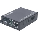 Gigabit Ethernet WDM Bi-Directional Single Mode Media Converter, 10/100/1000Base-Tx to 1000Base-Lx (SC) Single-Mode, 20km, WDM (Rx1310/Tx1550)