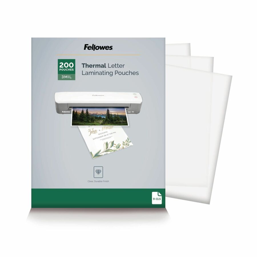Fellowes Letter-Size Thermal Laminating Pouches