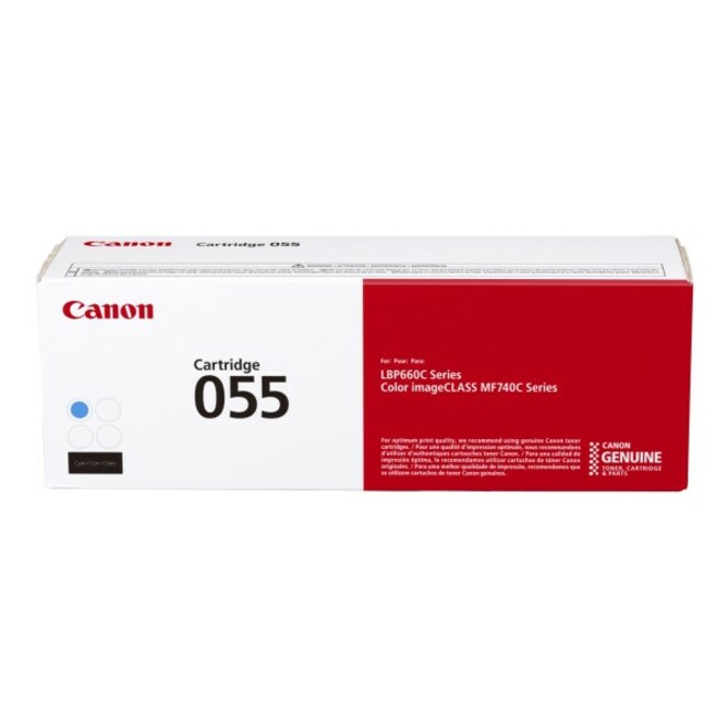 Canon 055 Original Laser Toner Cartridge - Cyan - 1 Pack