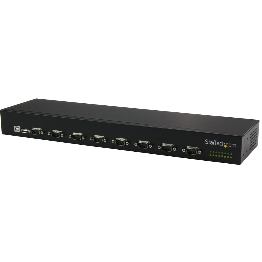 StarTech USB to Serial Hub - 8 Port - COM Port Retention - Rack Mount and Daisy Chainable - FTDI USB to RS232 Hub, TAA